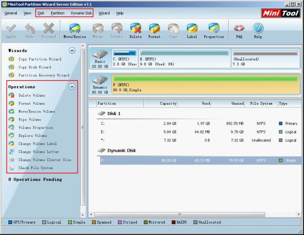 partition magic volume manager