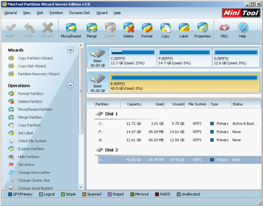 resize patition