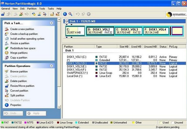 You can achieve dynamic partitioning, non-destructive partition and easy exchange between FAT and FAT32/NTFS as well as split, delete and modify partitions.