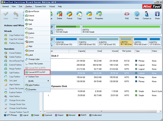 Partition magic Windows Server 2008