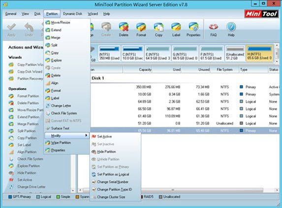 Server 2012 partition magic