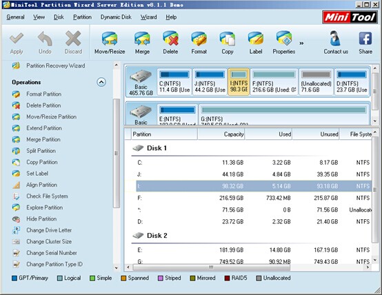 Fix-low-disk-space-alert-in-Windows-server-through-MiniTool