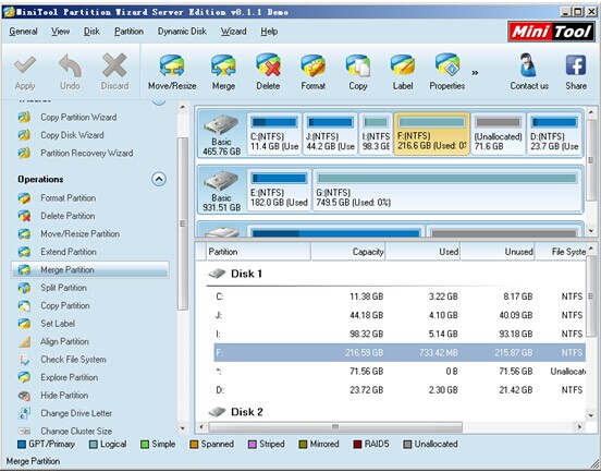 Merge-partition-in-Windows-Server-2008-through-MiniTool-Partition-Wizard