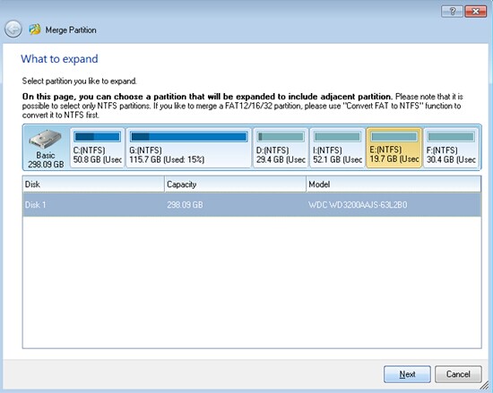 Choose-the-target-partition