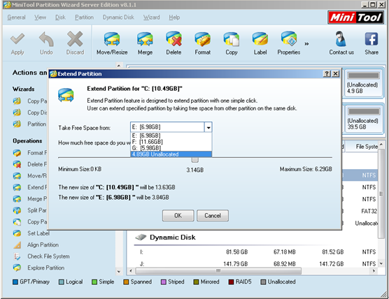 Choose-unallocated-space-and-specify-size