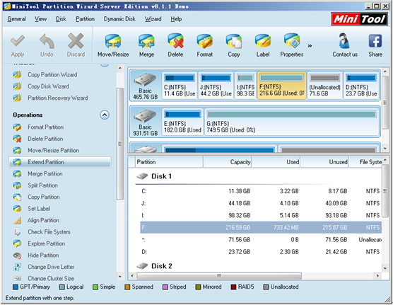 Use-MiniTool-to-extend-logical-partition-in-Windows-Server-2003