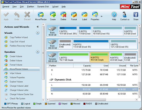 Start-to-resize-dynamic-volume