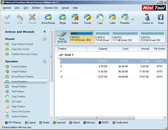 Extend-partition-with-free-space-in-MiniTool