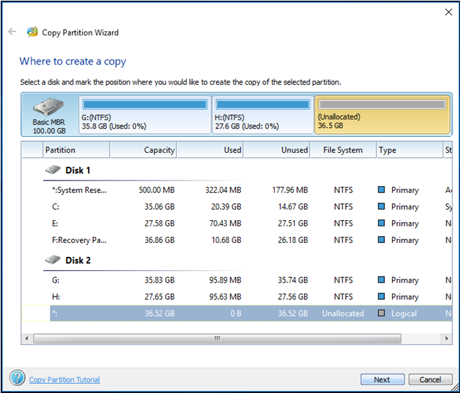 superduper clone recovery partition