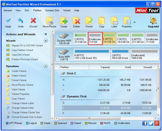 get-unallocated-space