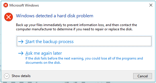 windows-detected-a-hard-disk-problem