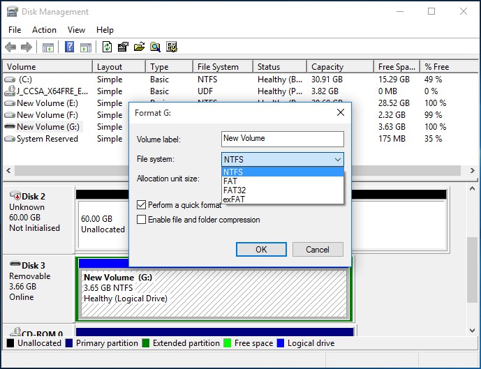 how to format sd card on windows 7