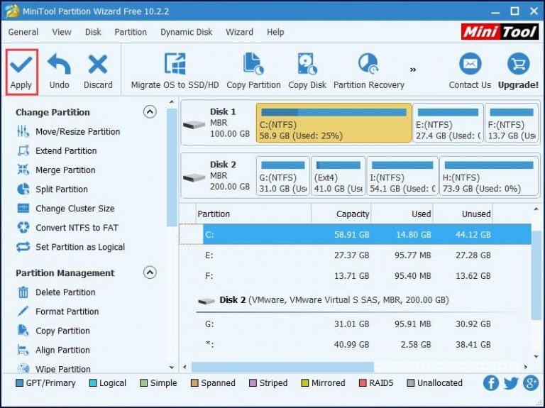 How To Add Unallocated Space To C Drive In Windows 10/8/7