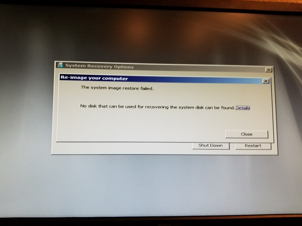 erasing and creating failed could not unmount disk